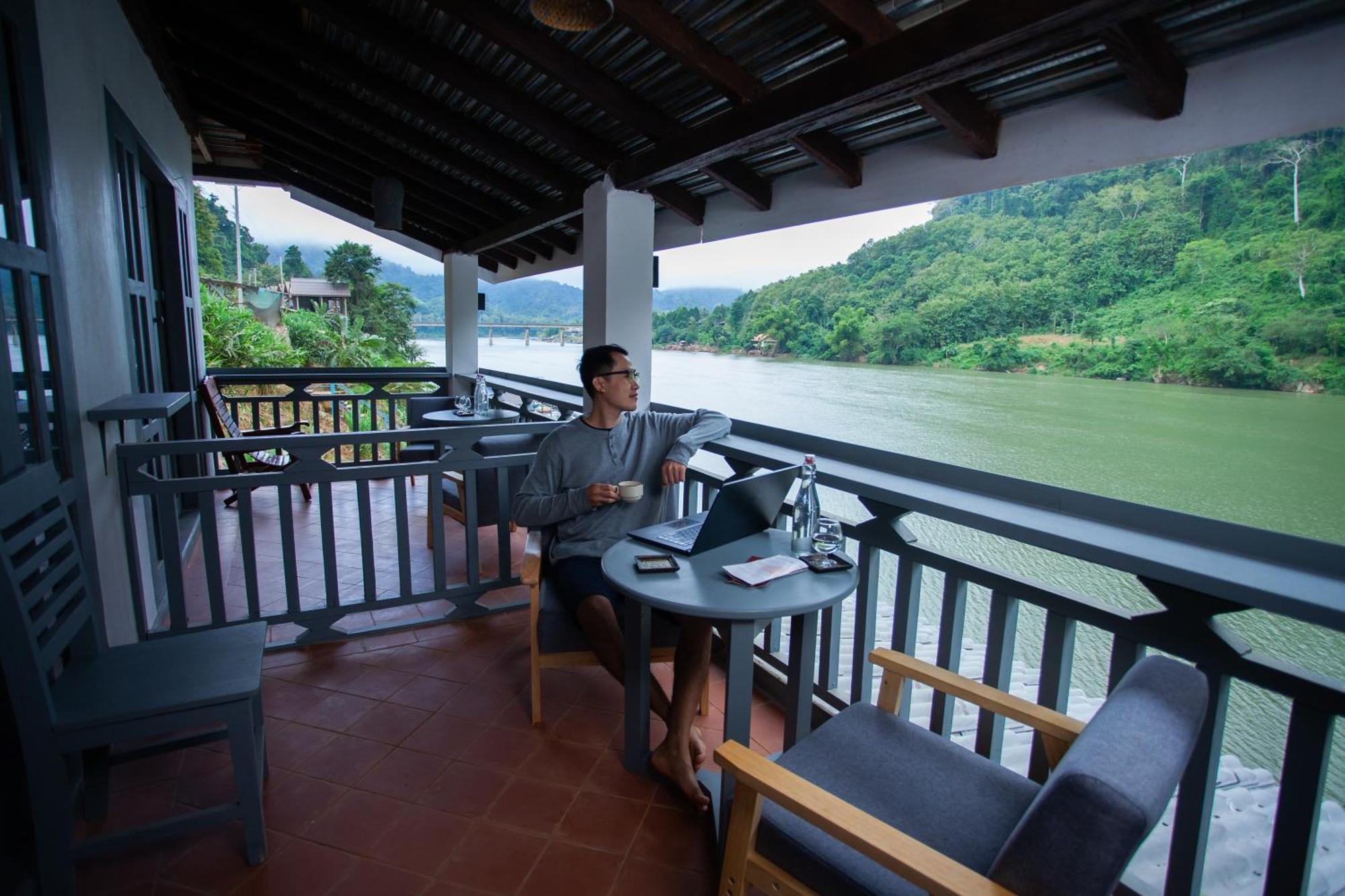 Dokchampa River View Villa Nongkhiaw Kültér fotó